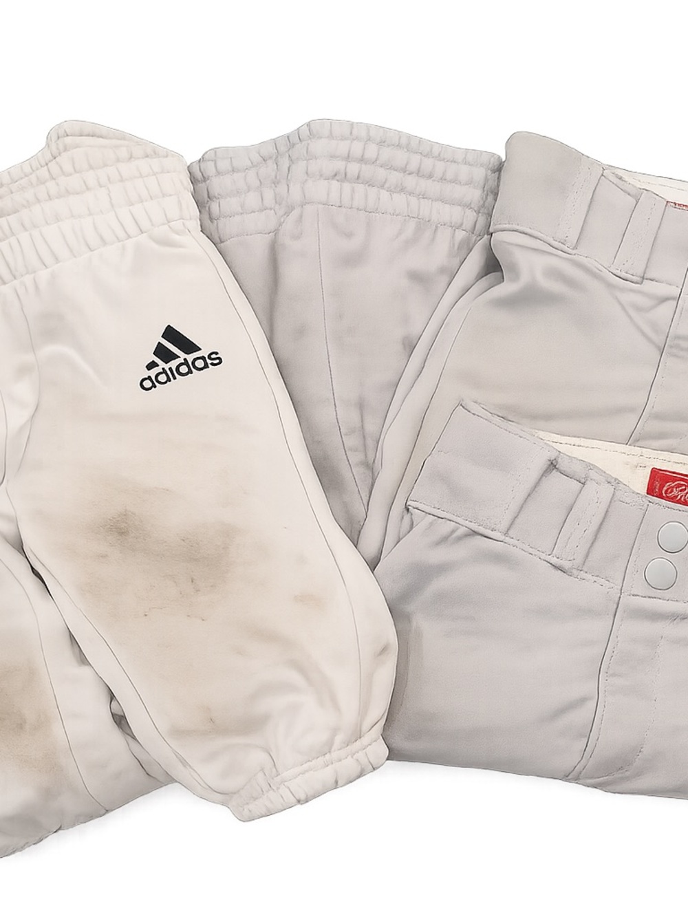 3 used Boys youth Small baseball pants